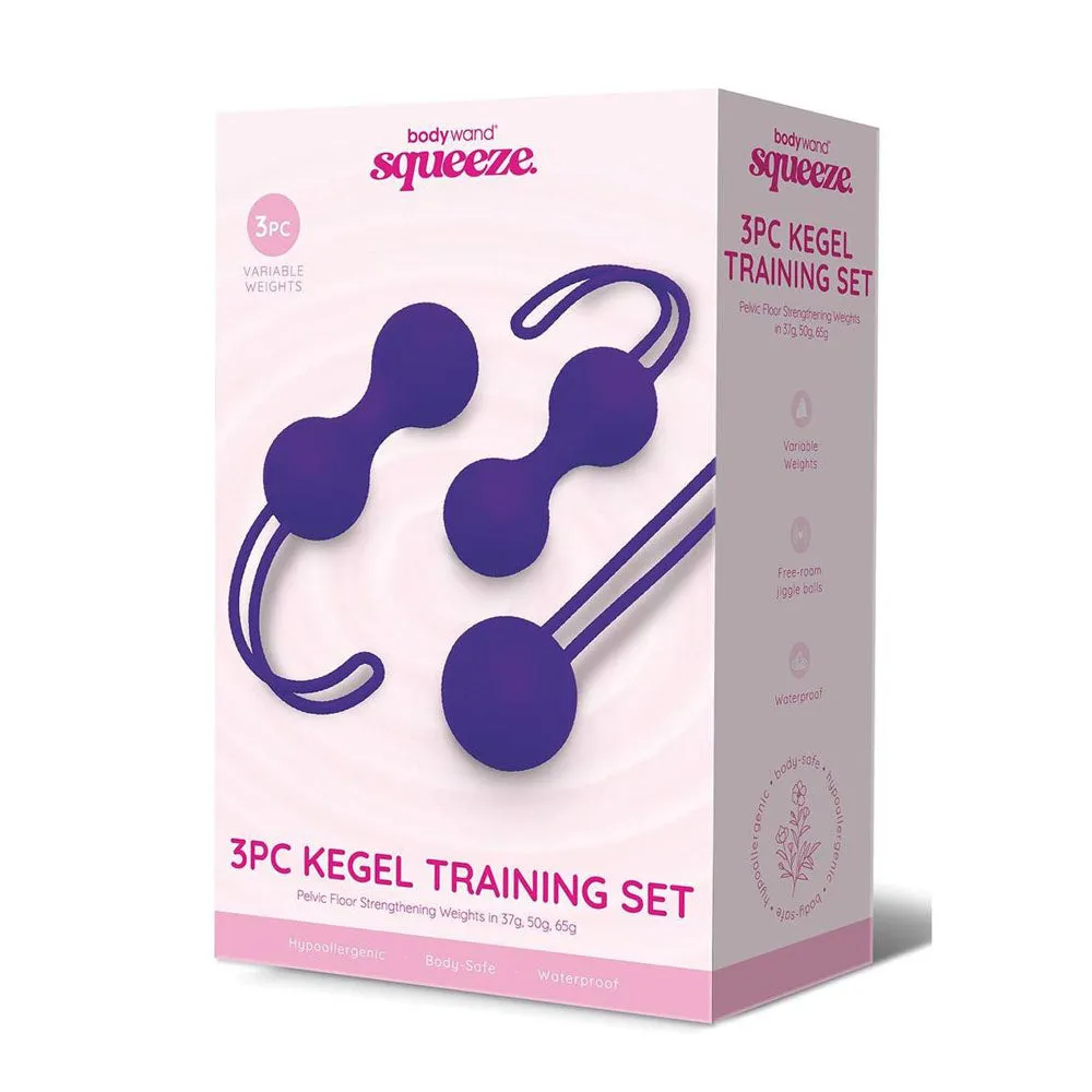 Bodywand Squeeze 3pc Kegel Training Set Kegel