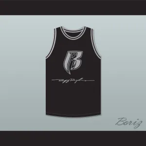 DMX 84 Rough Ryders Black Basketball Jersey 2