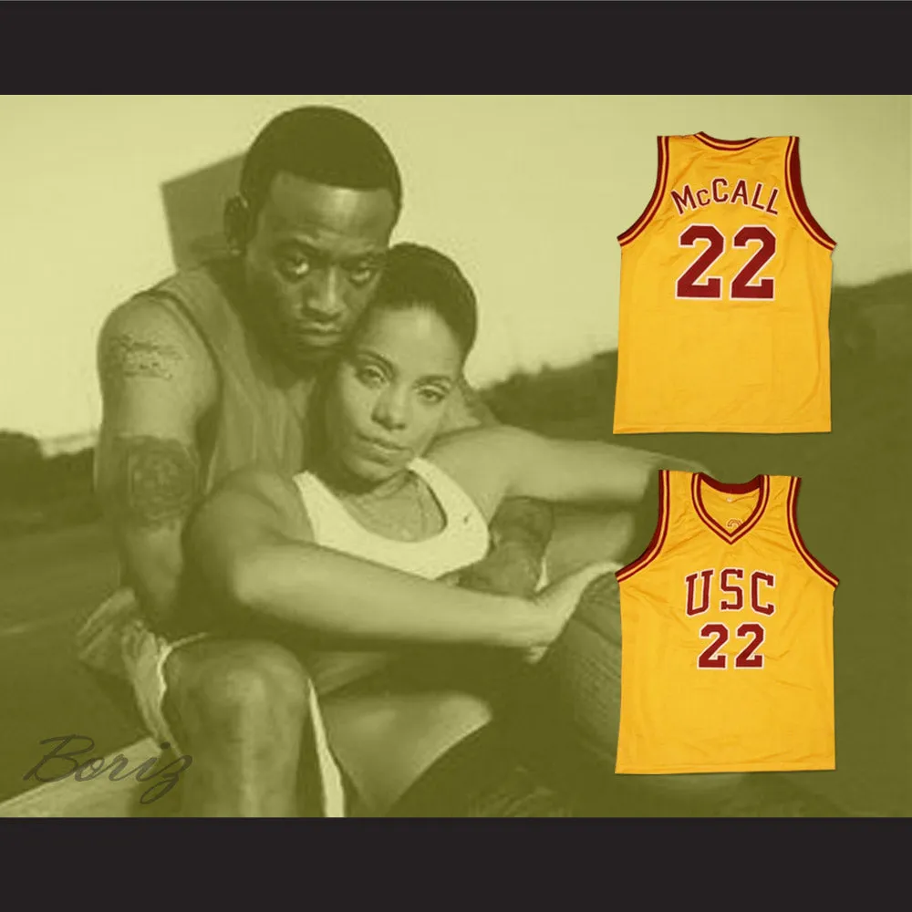 Omar Epps Quincy McCall 22 College Career Basketball Jersey Love and Basketball